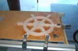 Ship's Wheel Assembled Parts
