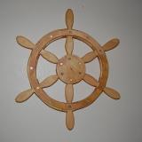 Pine Wood Ship's Wheel
